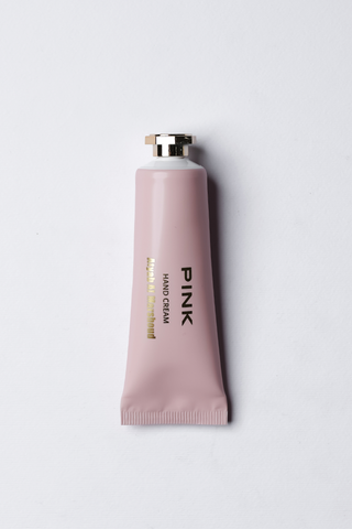 Pink hand cream