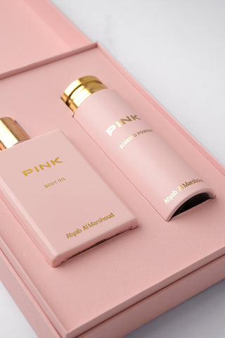 مجموعة بينك للعناية بالبشرة